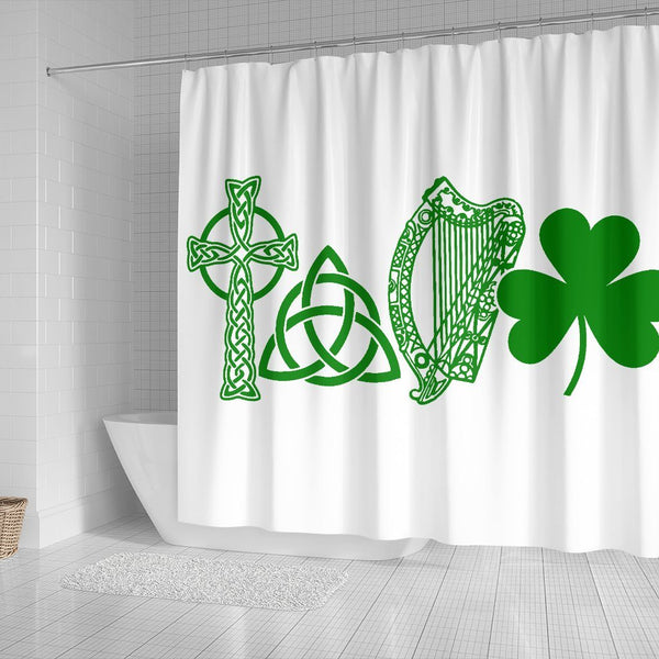 LOVE Ireland Shower Curtain