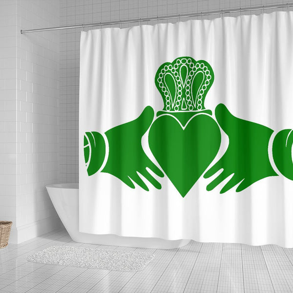 Irish Claddagh Shower Curtain