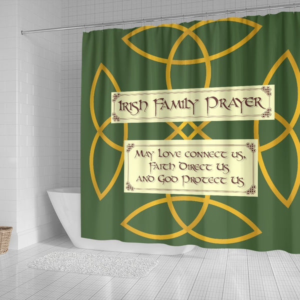 Irish Family Prayer Shower Curtain