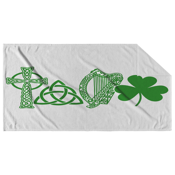 LOVE Ireland Beach Towel