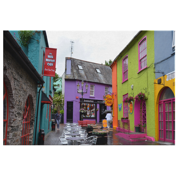 Cork - Colorful Houses Canvas Print Wall Art