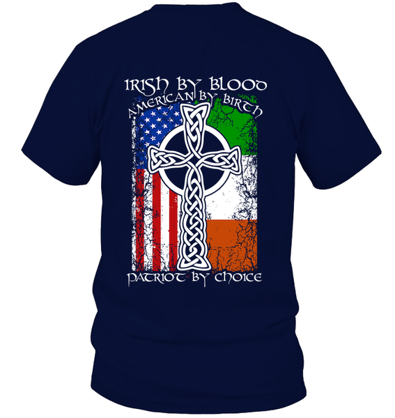 Irish By Blood....American By Birth (Back Print)