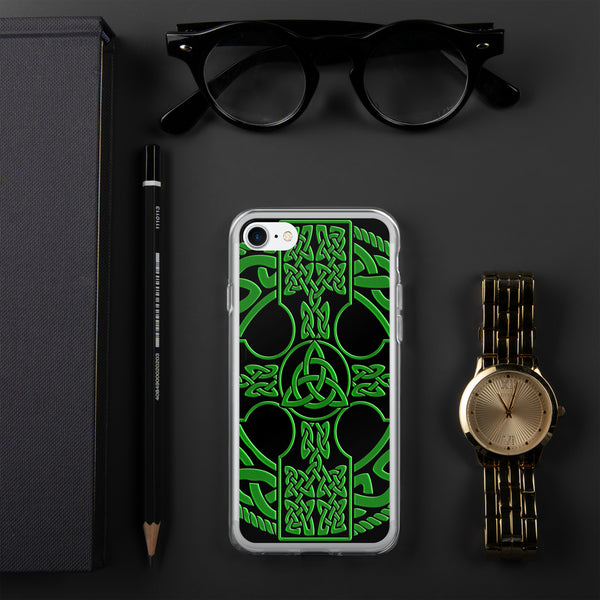 ☘️ Irish Celtic Cross Shield iPhone Case ☘️