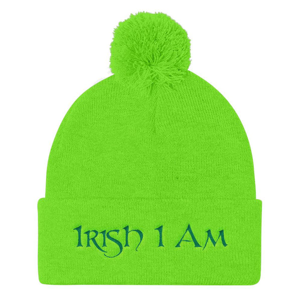 Irish I Am Pom Pom Knit Hat