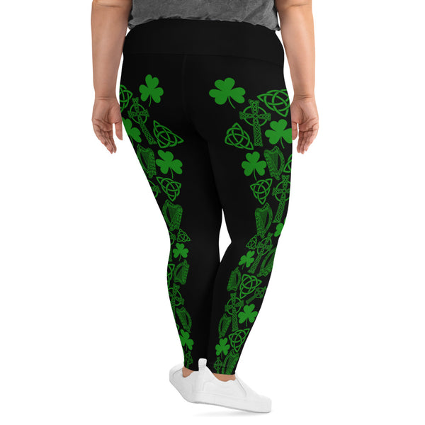 ☘️ Irish Celtic Symbols Plus Size Leggings ☘️