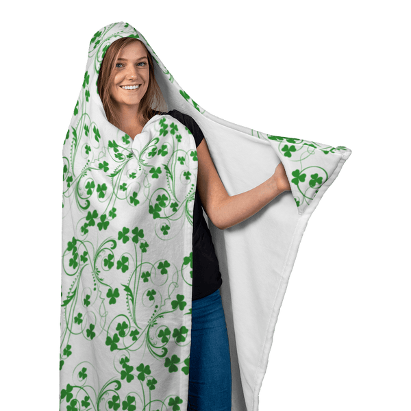 Shamrock Vine Hooded Blanket