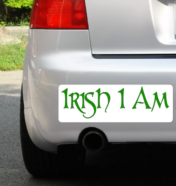 Irish I'am Bumper Sticker