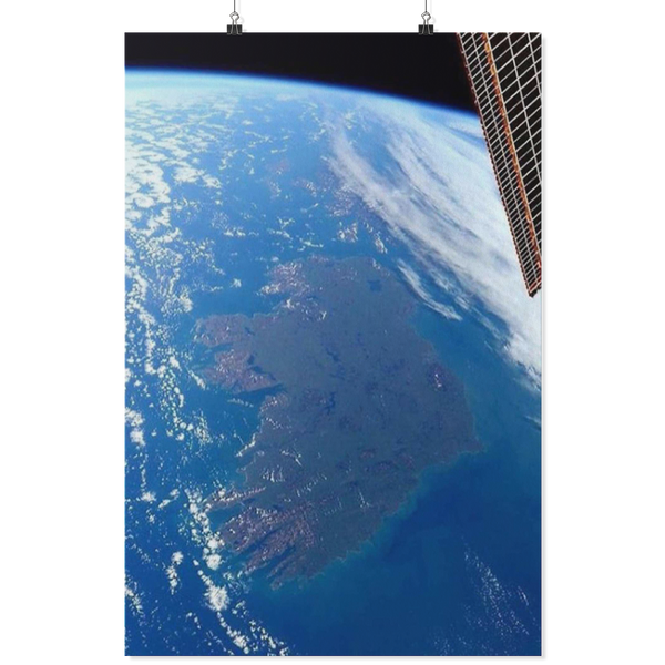 ☘️ Ireland From Space Poster ☘️