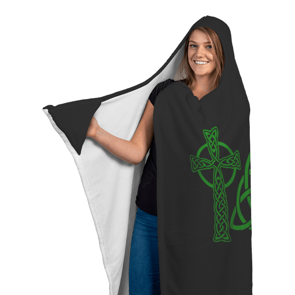 LOVE Ireland Hooded Blanket